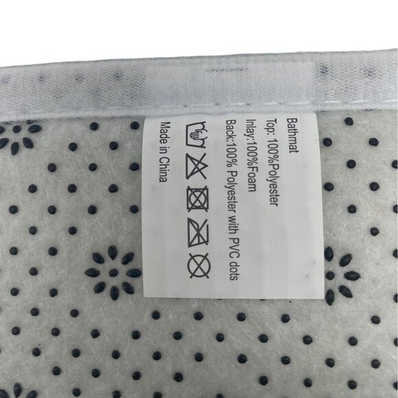 Wolf Love Design Bathroom Doormat Anti Slip Backing 100% Polyester Grey - Picture 4 of 5